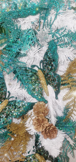 Load image into Gallery viewer, Winter Butterflies Swag Wreath
