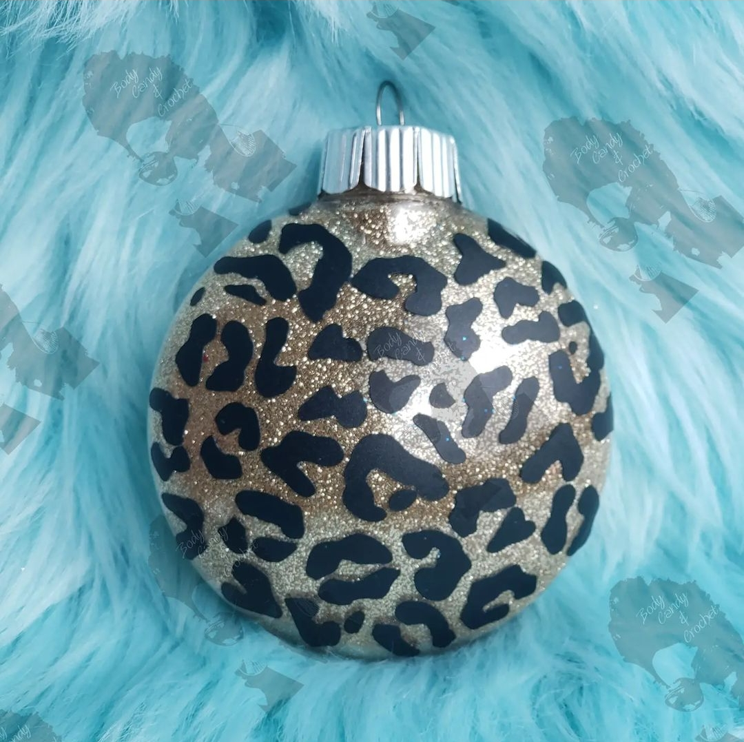 Cheetah Holiday Ornament