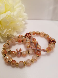 Cross Bracelet Set