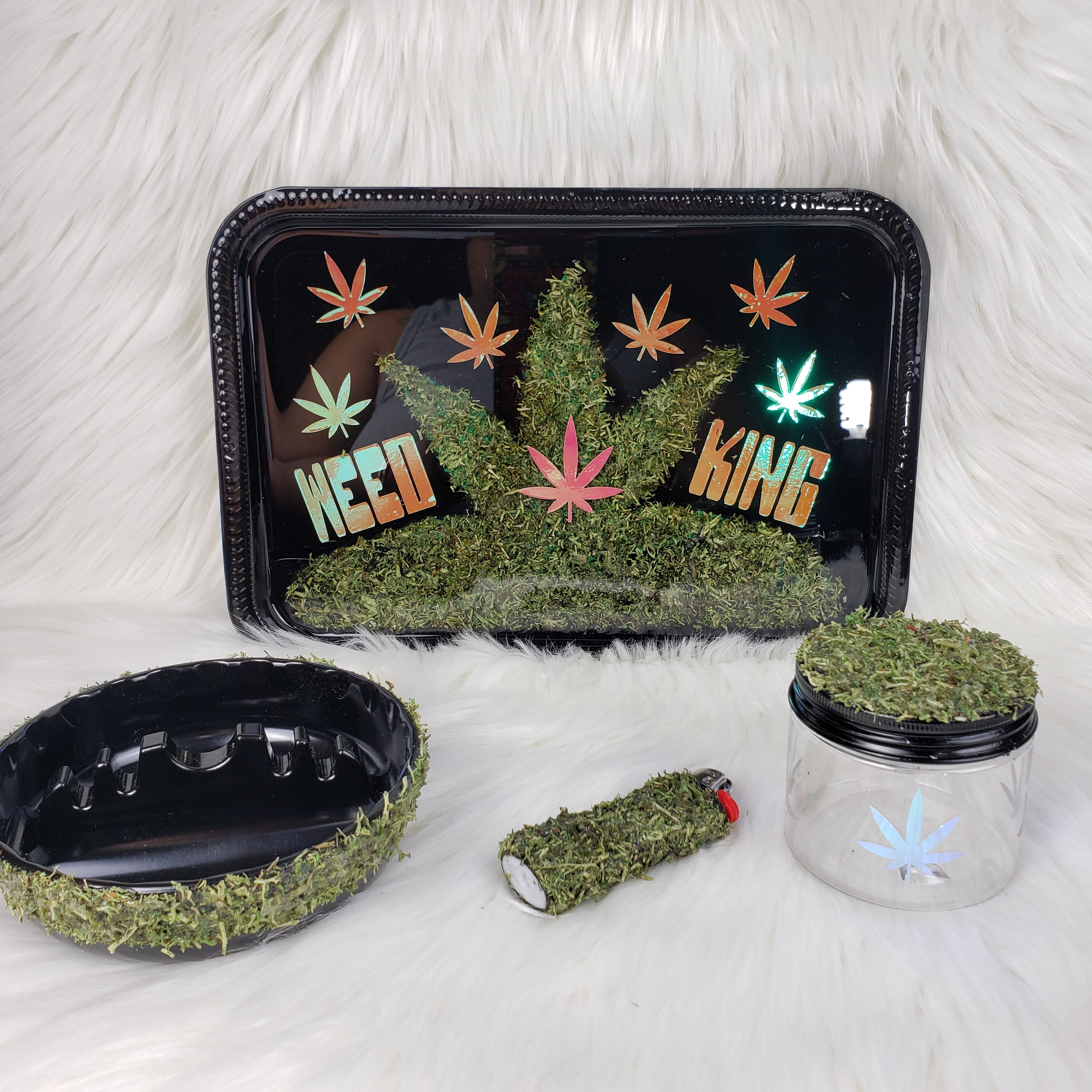 Weed King Roll Up Tray Set