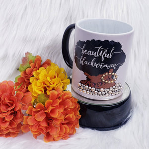 Beautiful Black Woman Color Changing Mug