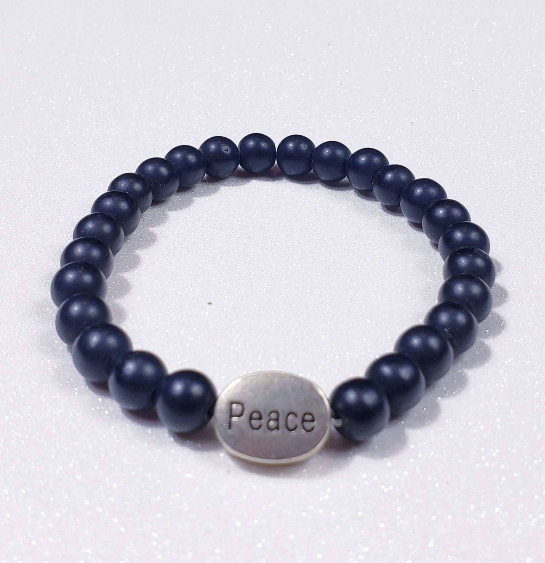 Peace Beaded Bracelet