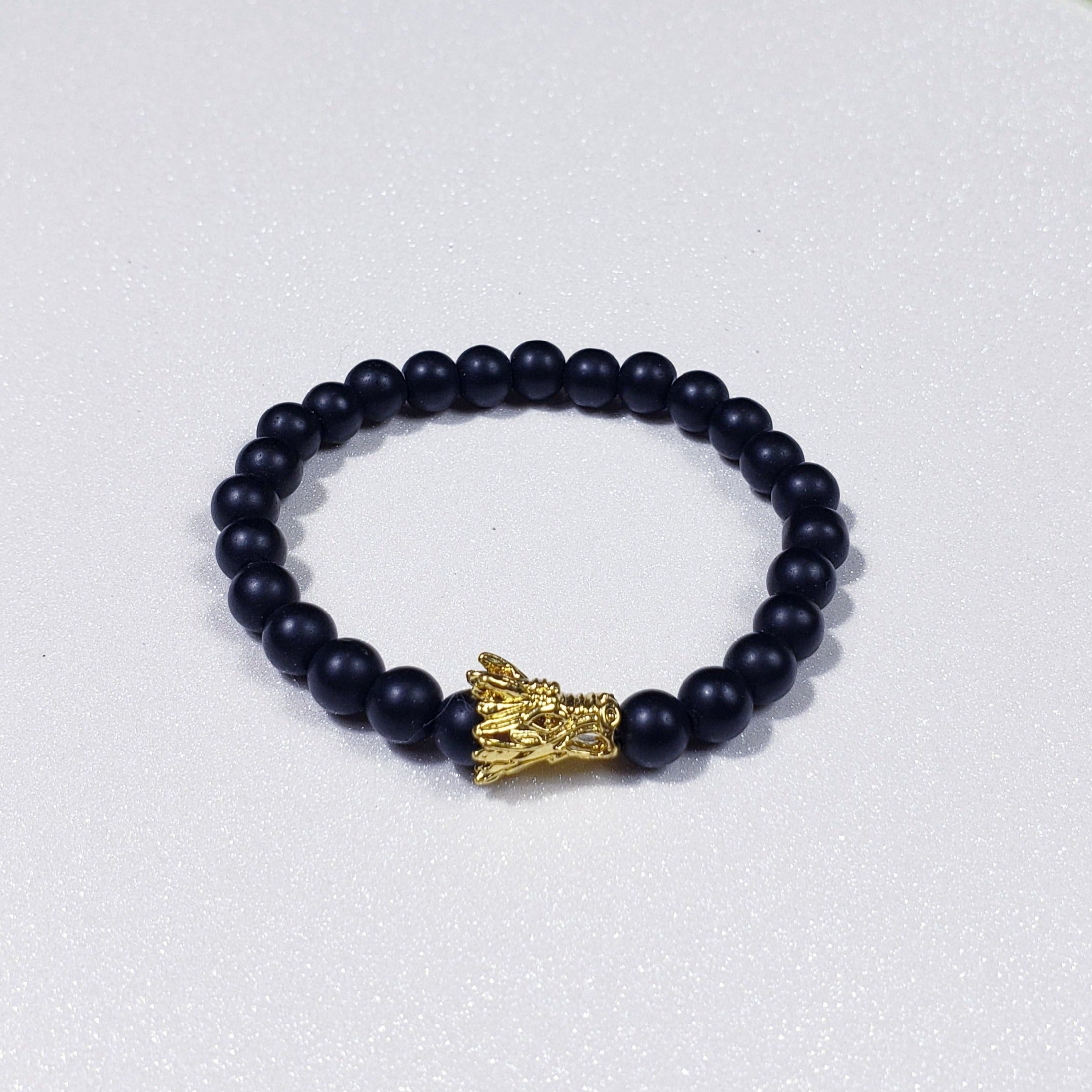 Lion Head Beaded Bracelet