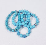 Load image into Gallery viewer, His &amp; Hers Turquoise Bracelet Set
